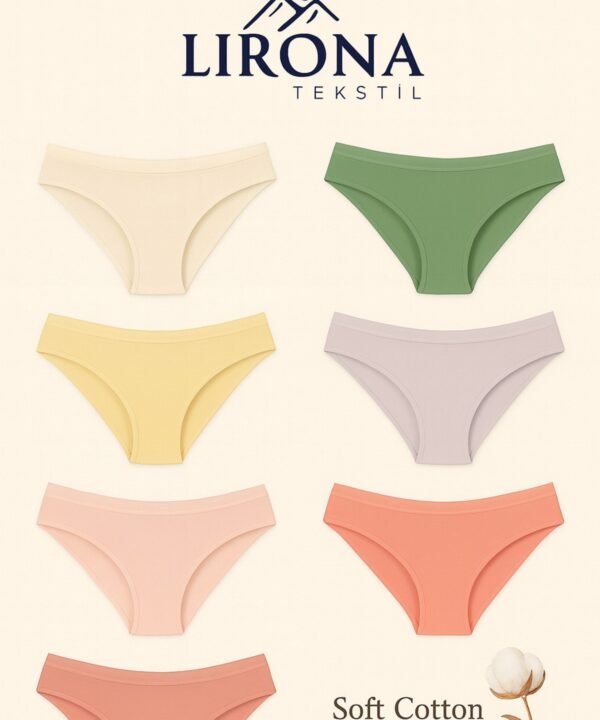 Lirona Slip Külot - Mavi Desenli Grup